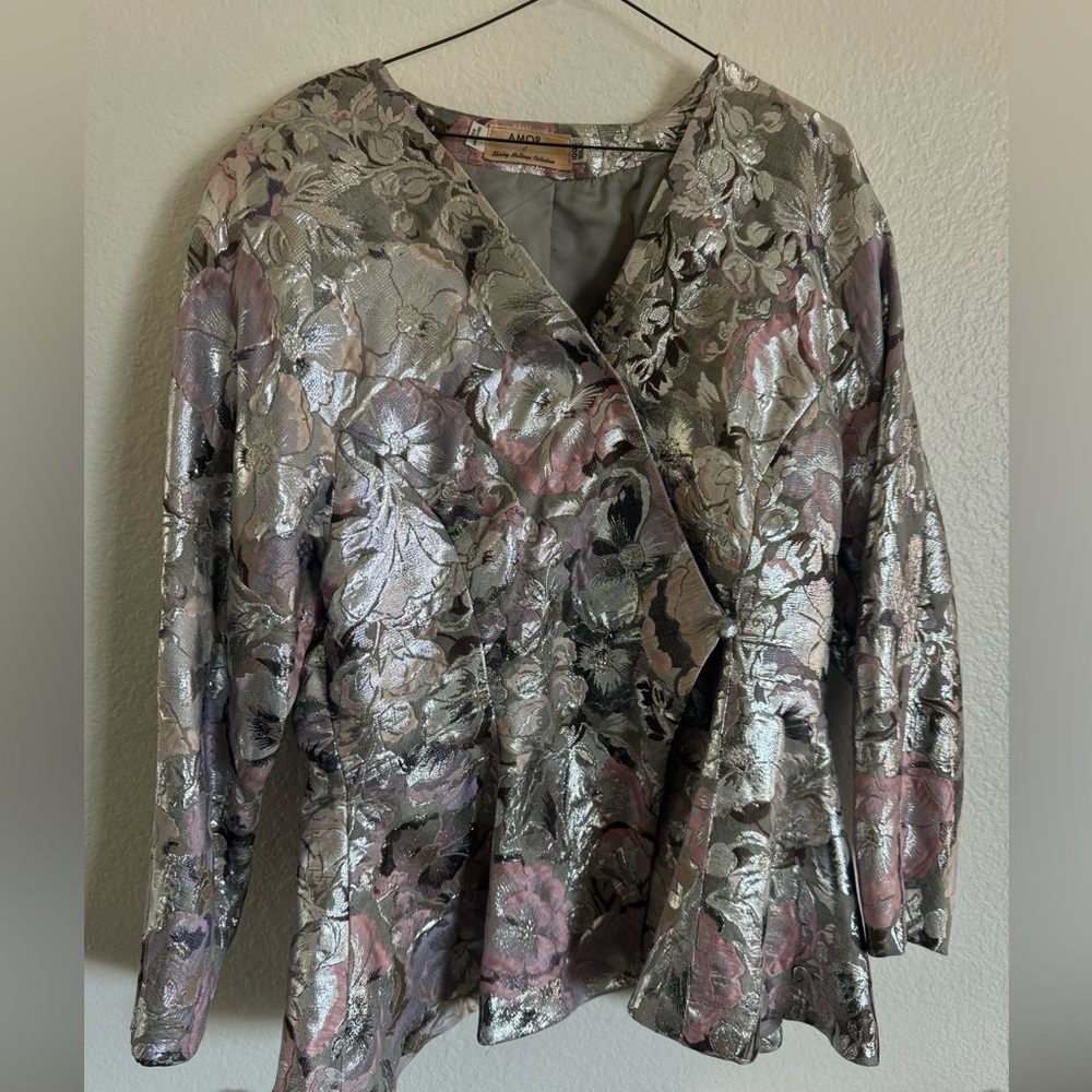 Stunning AMOR silk jacket